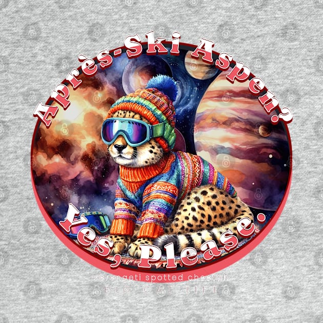 Apres-Ski Aspen Galactic Beanie Fast Cheetah 71C by catsloveart